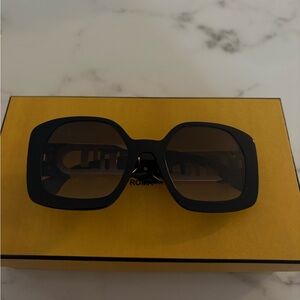 Fendi Black Oversized Sunglasses